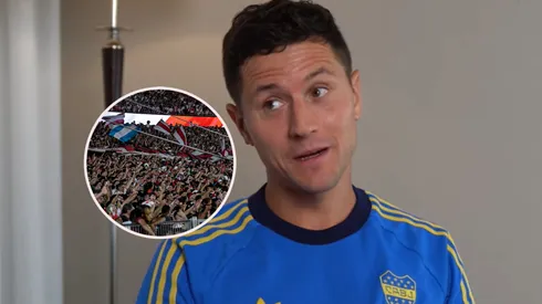 El español chicaneó a los hinchas de River.