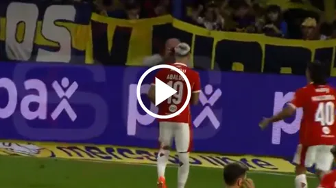 El gol de Abaldo para abrir el clásico ante Boca.