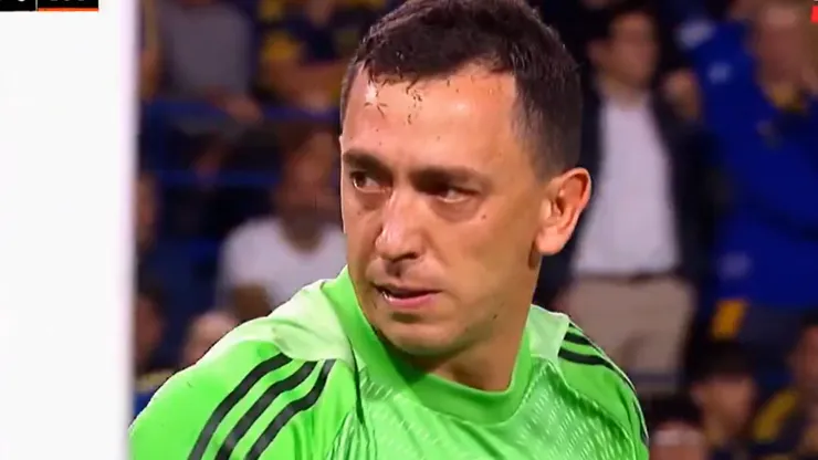 La contundente frase de Marchesín en el instante de su lesión.
