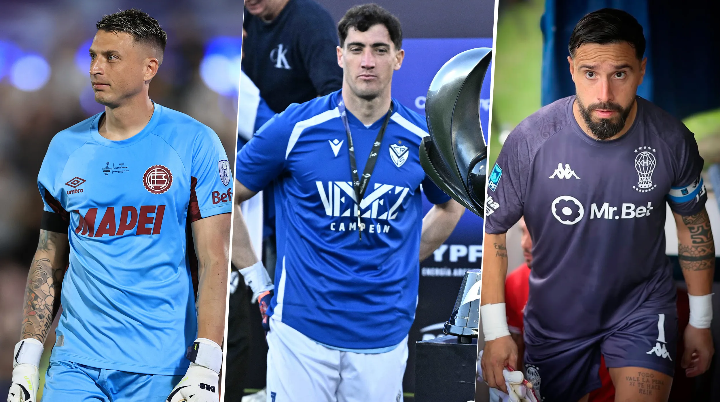 Losada, Marchiori y Galíndez, gustaron en Boca. (Getty/Instagram)