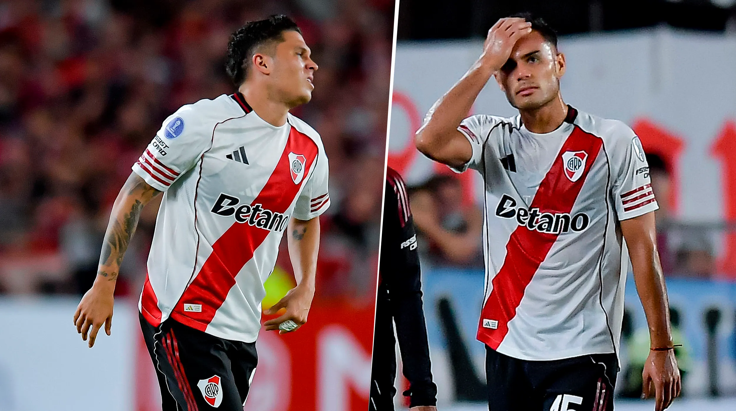 Quintero y Vera, ausentes con Boca. (Getty)