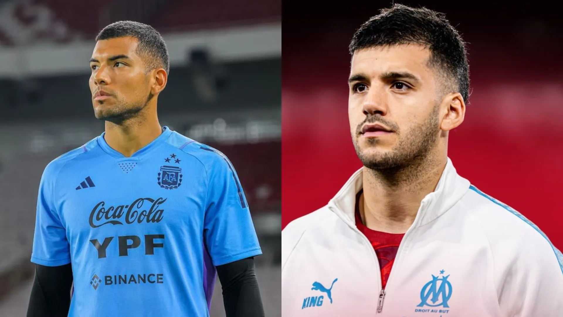 Benítez y Rulli, los dos arqueros que gustan en Boca. (Instagram)