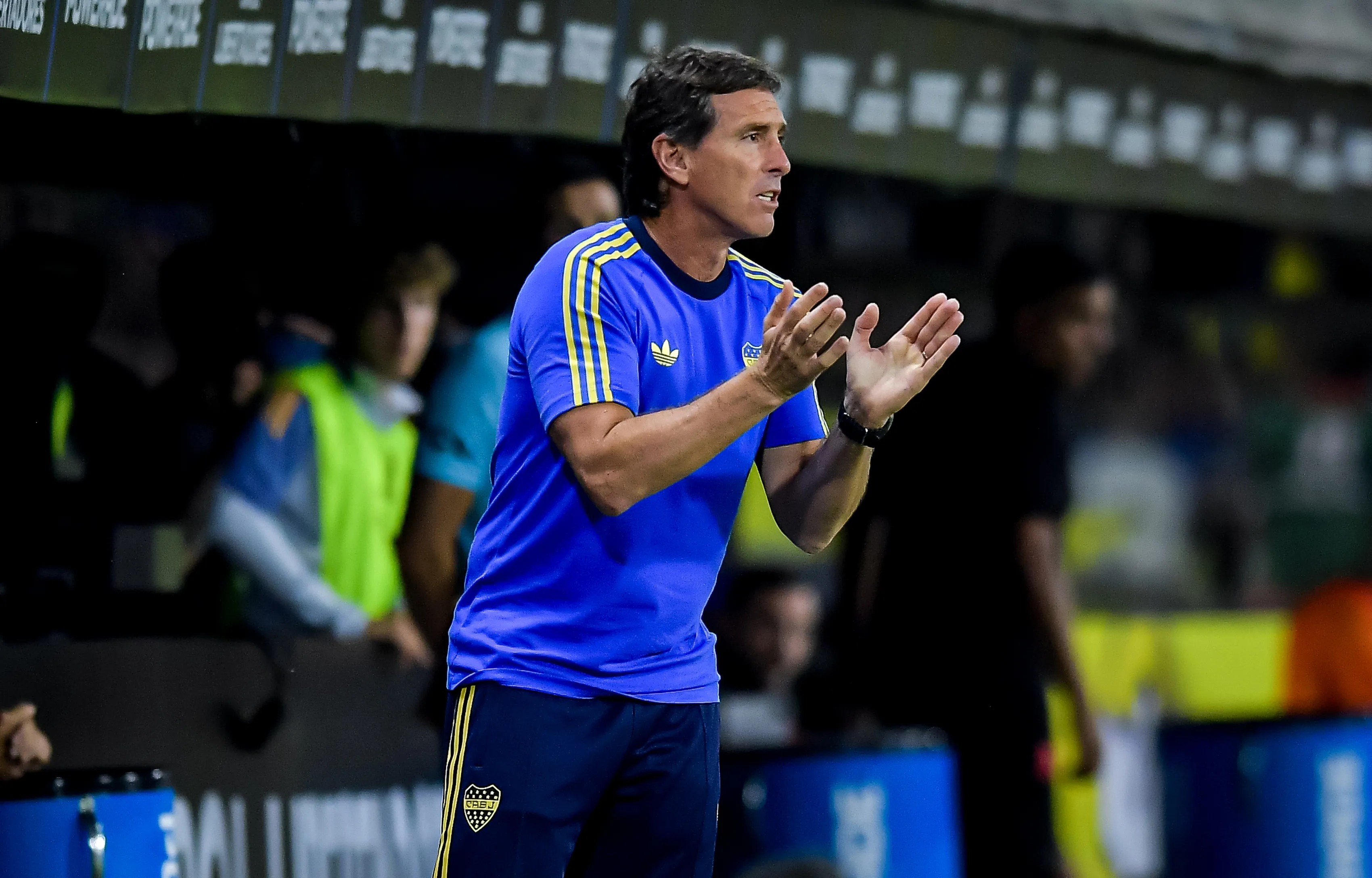 Úbeda piensa en el equipo de Boca vs. River. (Getty)