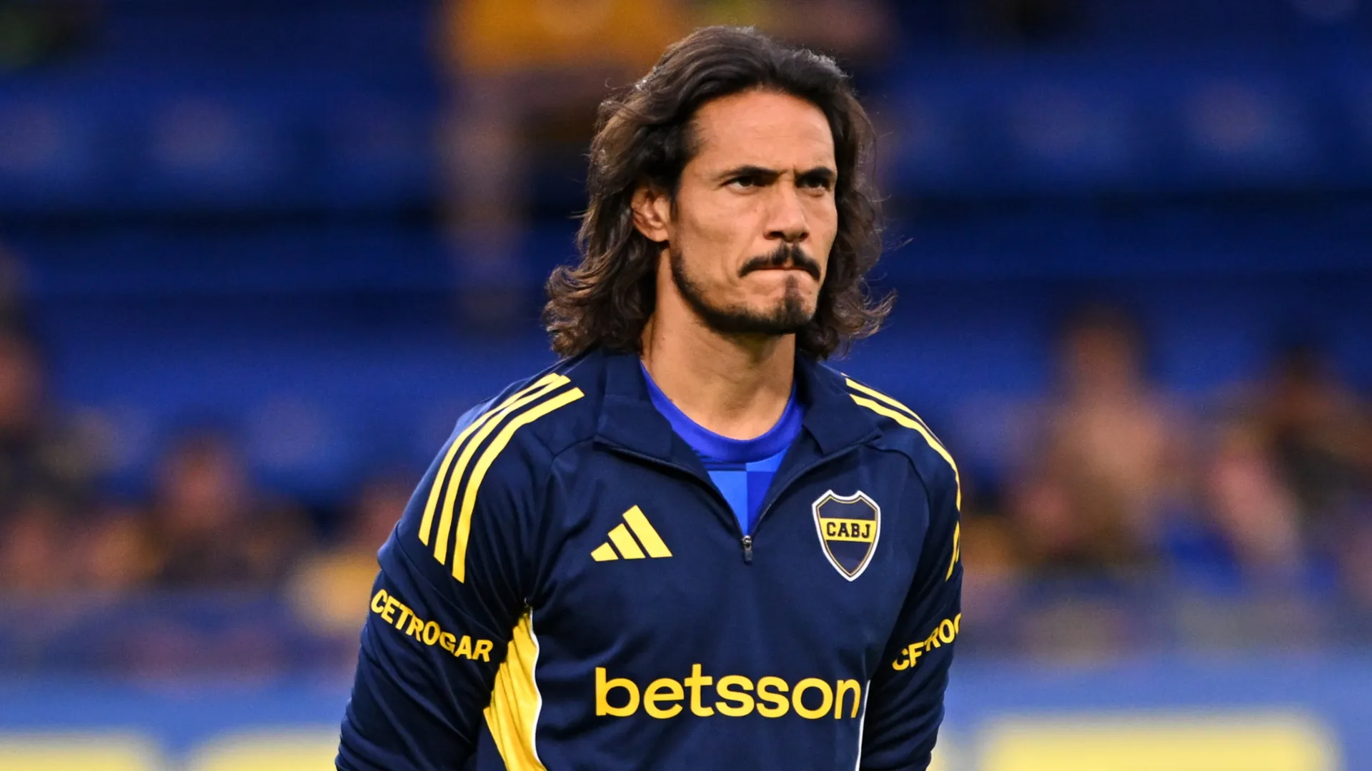 Cavani lleva tres meses sin jugar en Boca.