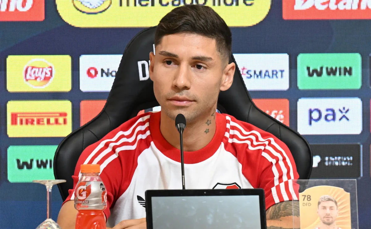 Gonzalo Montiel salió al cruce antes del Boca-River: 