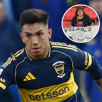 Polémico cartel para Alan Velasco de la hinchada de Independiente: "Te dimos de comer"