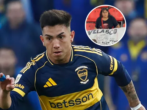 Polémico cartel para Alan Velasco de la hinchada de Independiente: "Te dimos de comer"