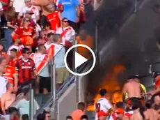 Una parte del Monumental se quemó antes del Superclásico y estallaron los memes: "Como en 2011"