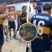 El festejo de los jugadores de Boca en el vestuario, con Riquelme: "¿Qué pasa con los turros?"