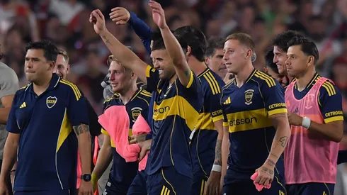 Boca celebró el triunfo en el Monumental.