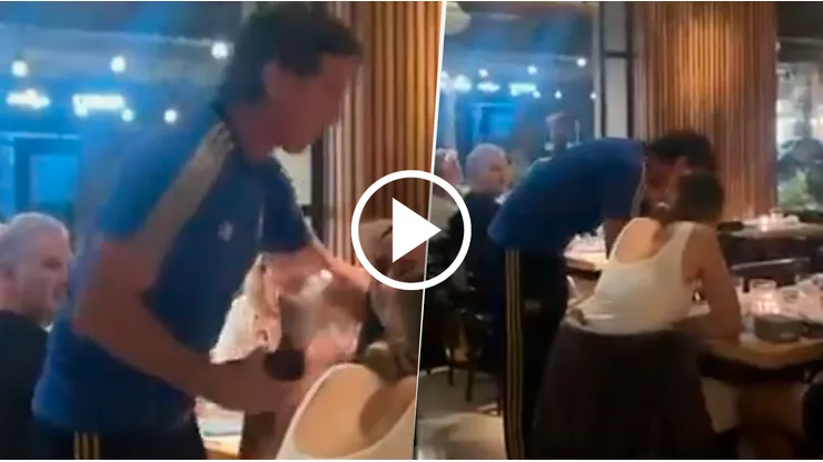 El Sifón disfrutó de una cena con su familia luego del triunfo.