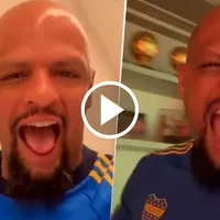 El divertido festejo de Felipe Melo tras la victoria de Boca ante River: “Gallinas”