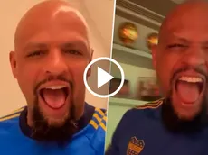 El divertido festejo de Felipe Melo tras la victoria de Boca ante River: “Gallinas”