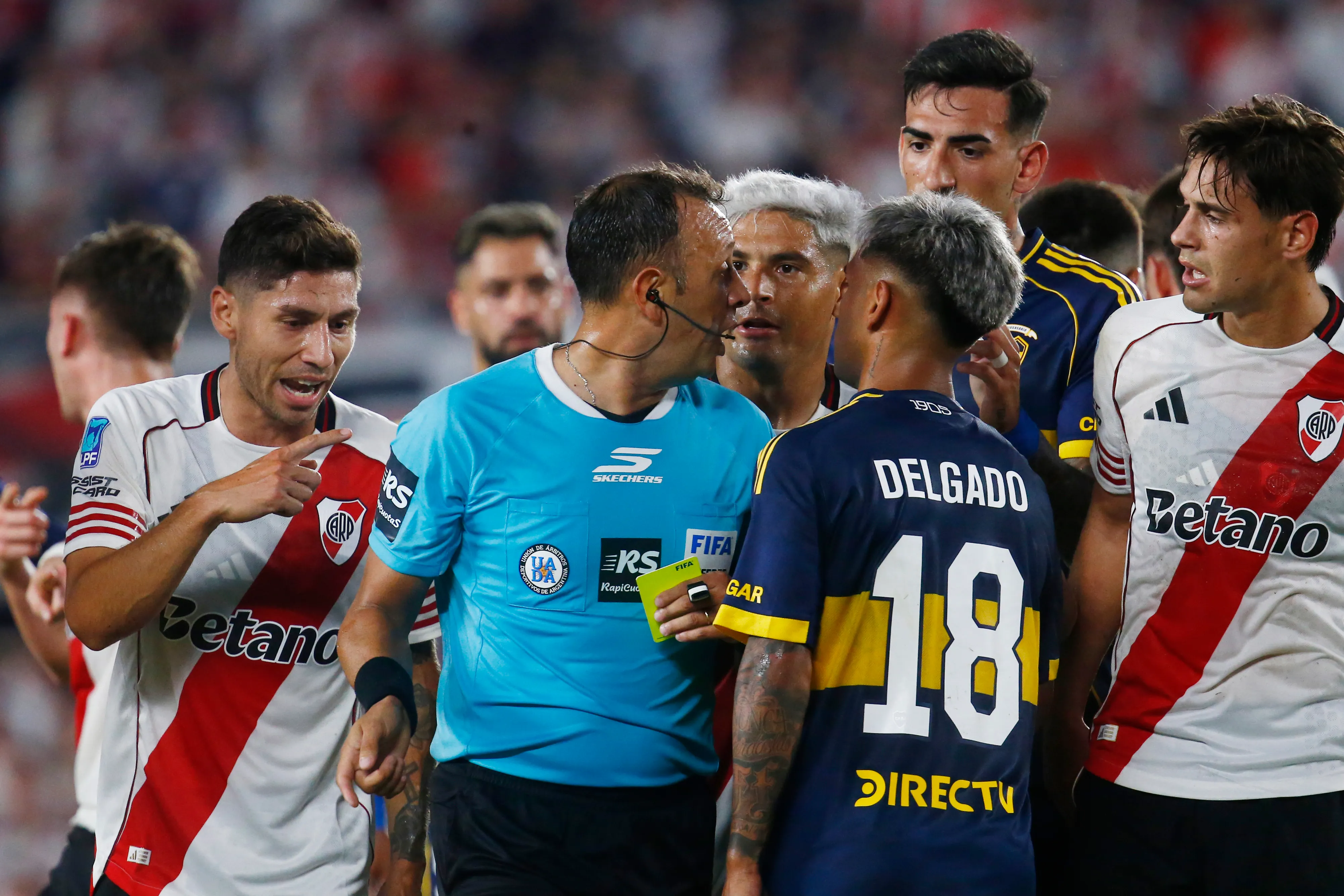 River hizo un reclamo por el arbitraje. (Getty)