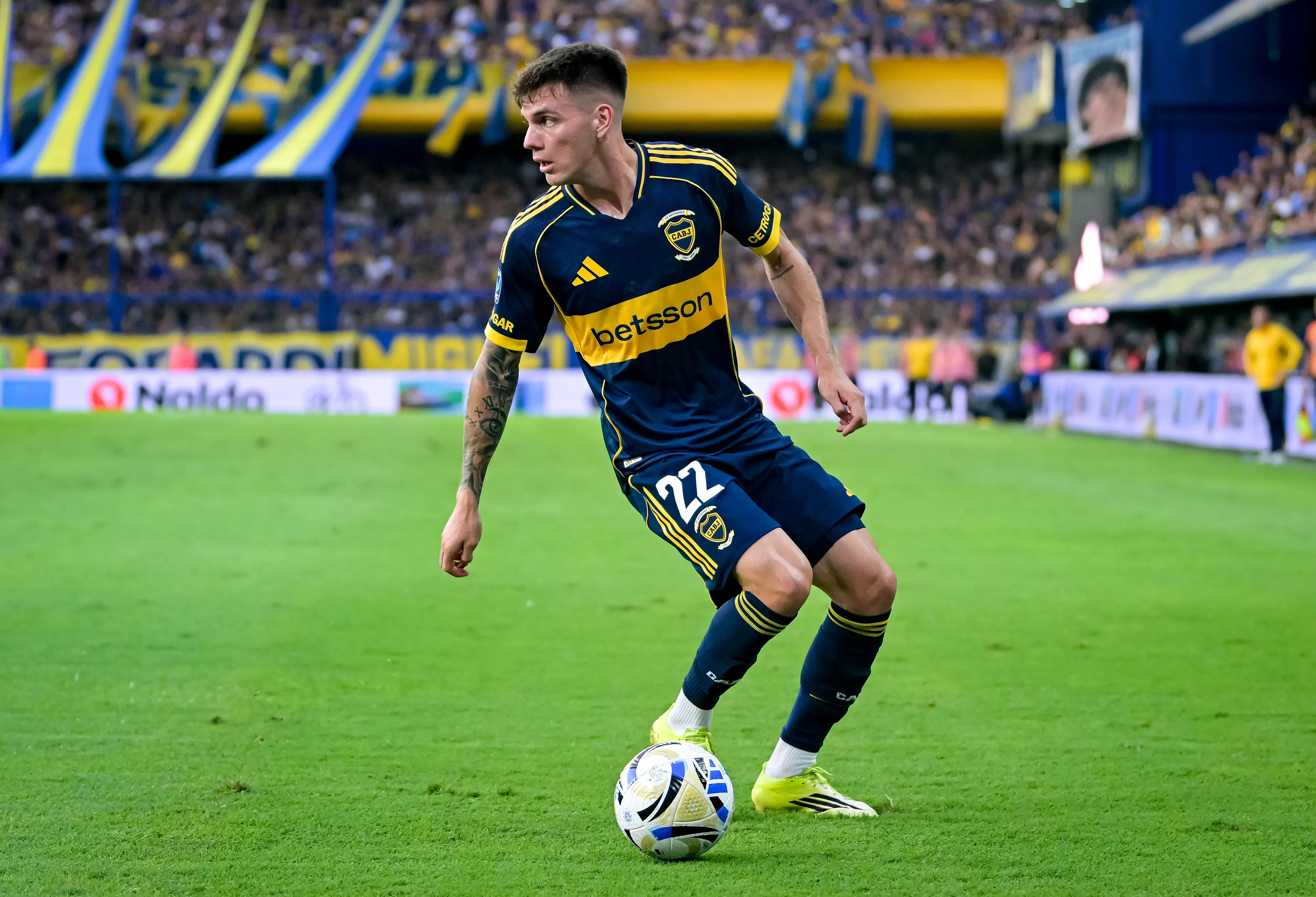 Zenón, con poco lugar en Boca. (Getty)
