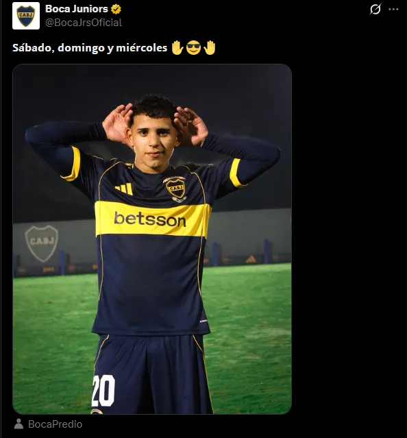 La chicana de Boca a River. (Captura)