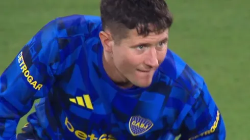 El volante sufrió una molestia durante el calentamiento.