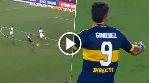 El gol de Milton Giménez para que Boca pase a ganarle a Defensa y Justicia.