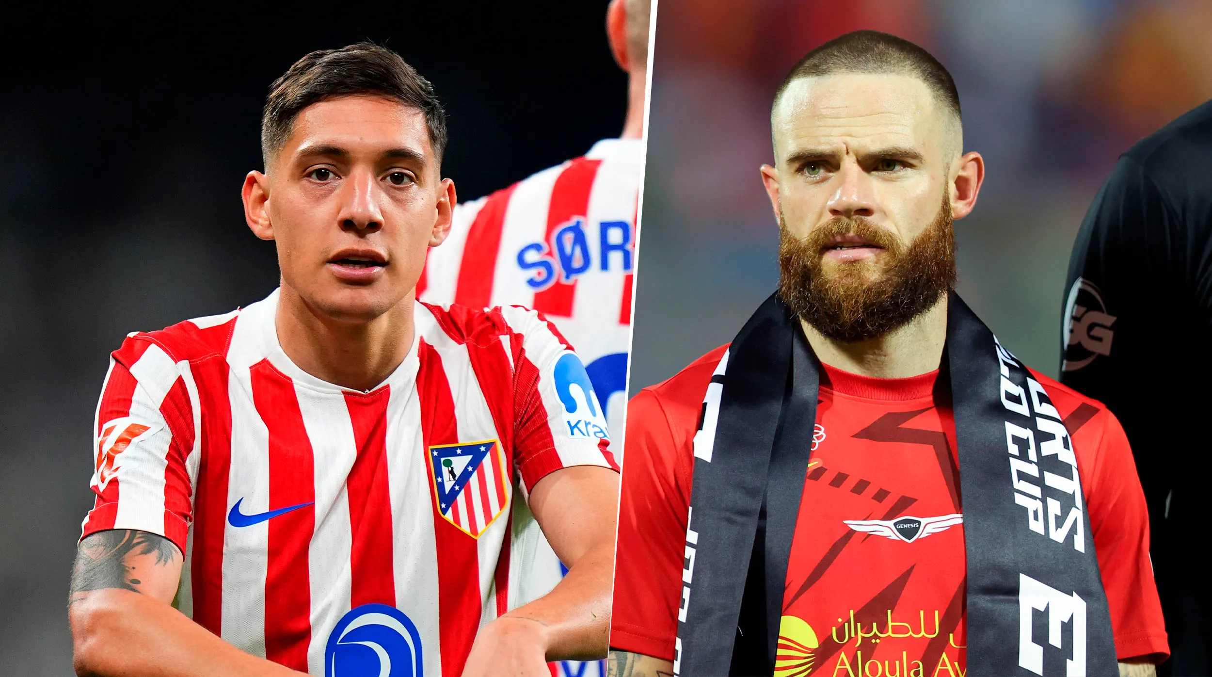 Molina y Nández, en el radar de Boca. (Getty)