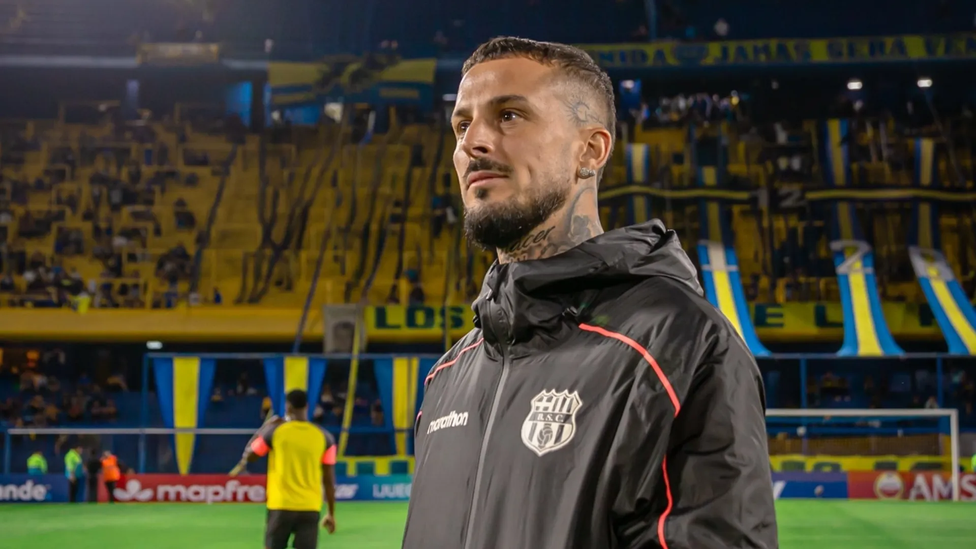 El Pipa visitó La Bombonera con Barcelona SC.