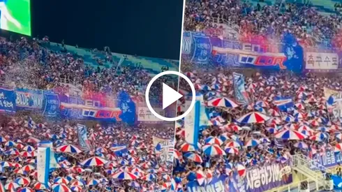 El Suwon Samsung canta canciones de Boca.