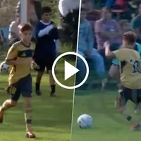 Su papá fue DT de Boca hace poco y ahora él la rompe en las inferiores xeneizes