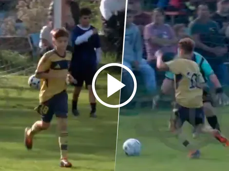 Su papá fue DT de Boca hace poco y ahora él la rompe en las inferiores xeneizes