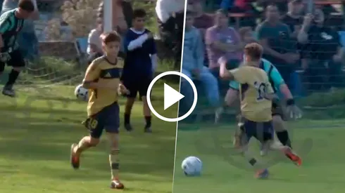 Su papá fue DT de Boca hace poco y ahora él la rompe en las inferiores xeneizes