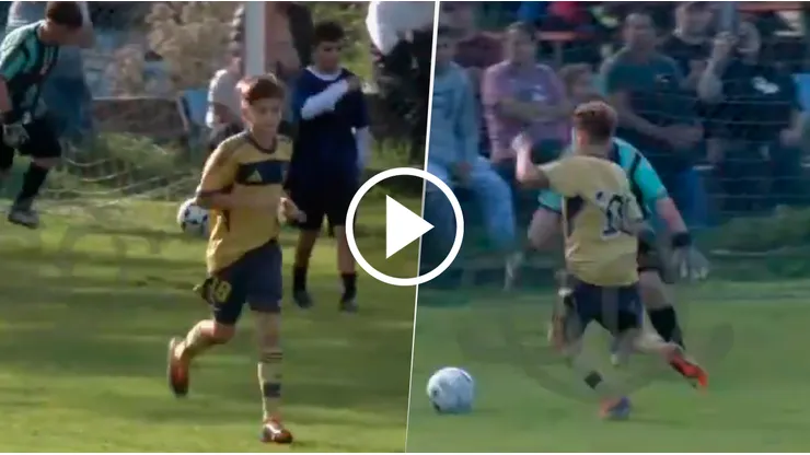 El hijo de Gago metió un doblete en su categoría.