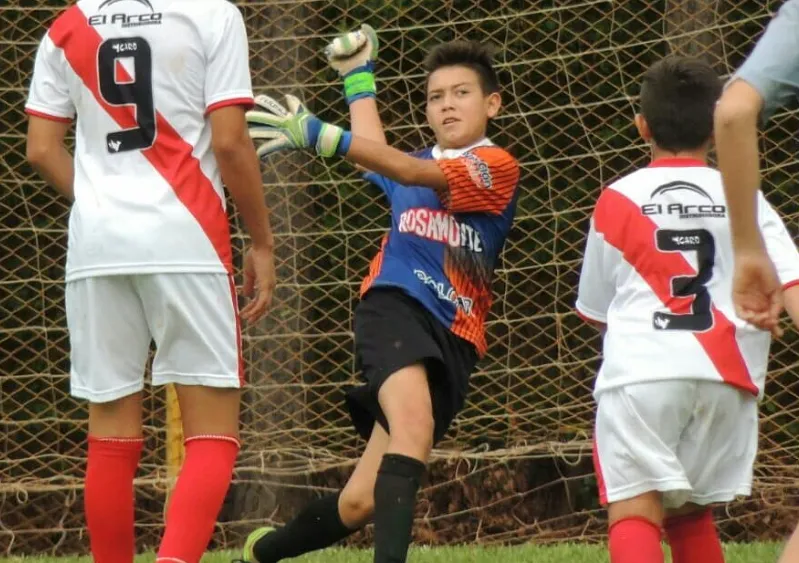 Rodríguez, durante sus inicios en Crucero del Norte. (Instagram)