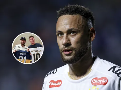 La foto que todos pedían: Neymar posó con la camiseta de Boca