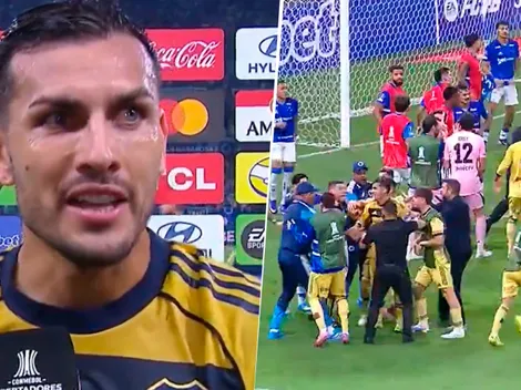 Paredes cuestionó la actitud de los jugadores de Cruzeiro: "No nos gusta eso"