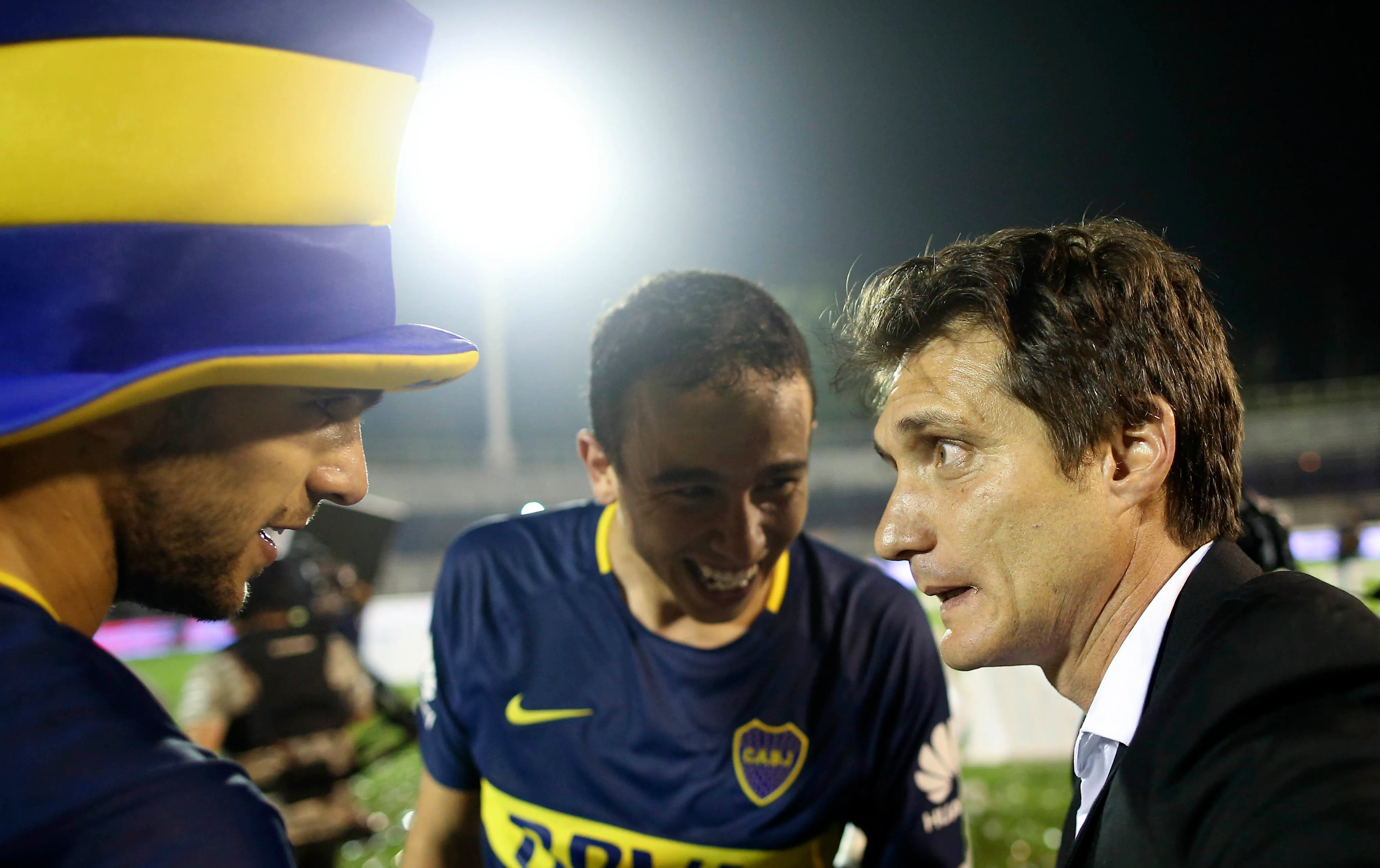 Jara, fanático de Boca. (Getty)