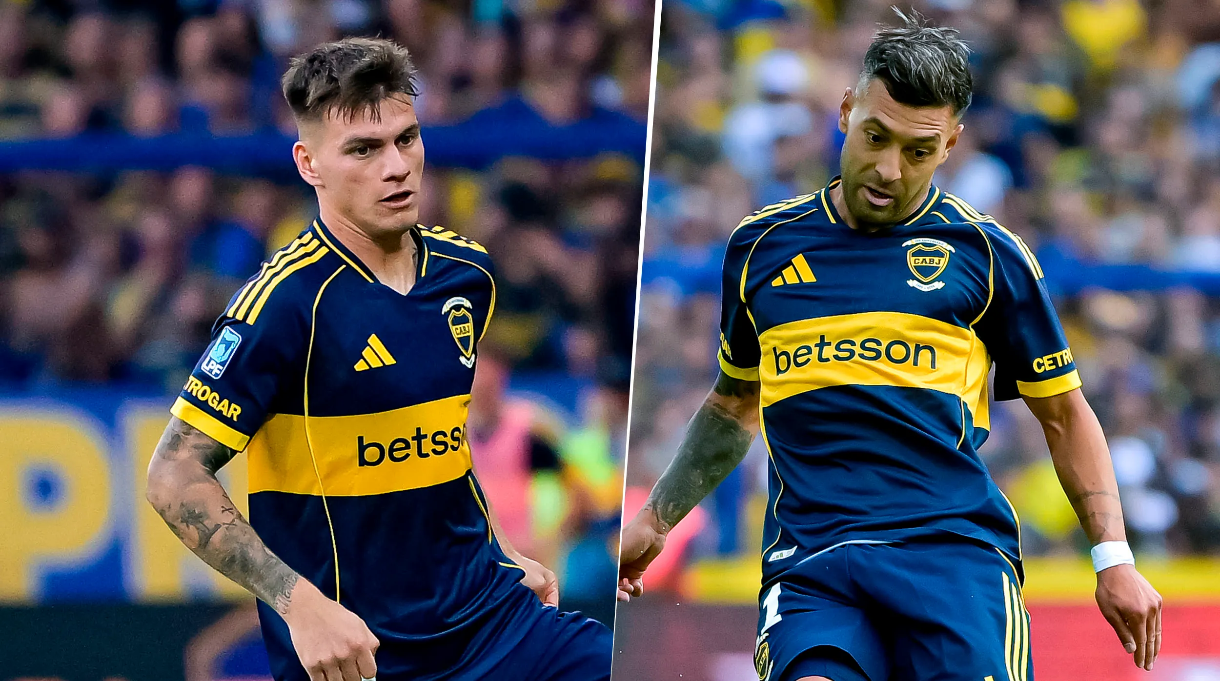 Zenón y Janson, convocados en Boca. (Getty)