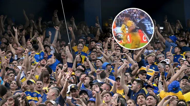 El reclamo de todos los hinchas de Boca por una jugada ignorada por el árbitro.