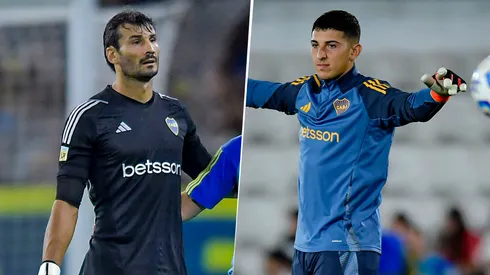 Úbeda paró un equipo con García en el arco de Boca y Brey trabajando aparte.