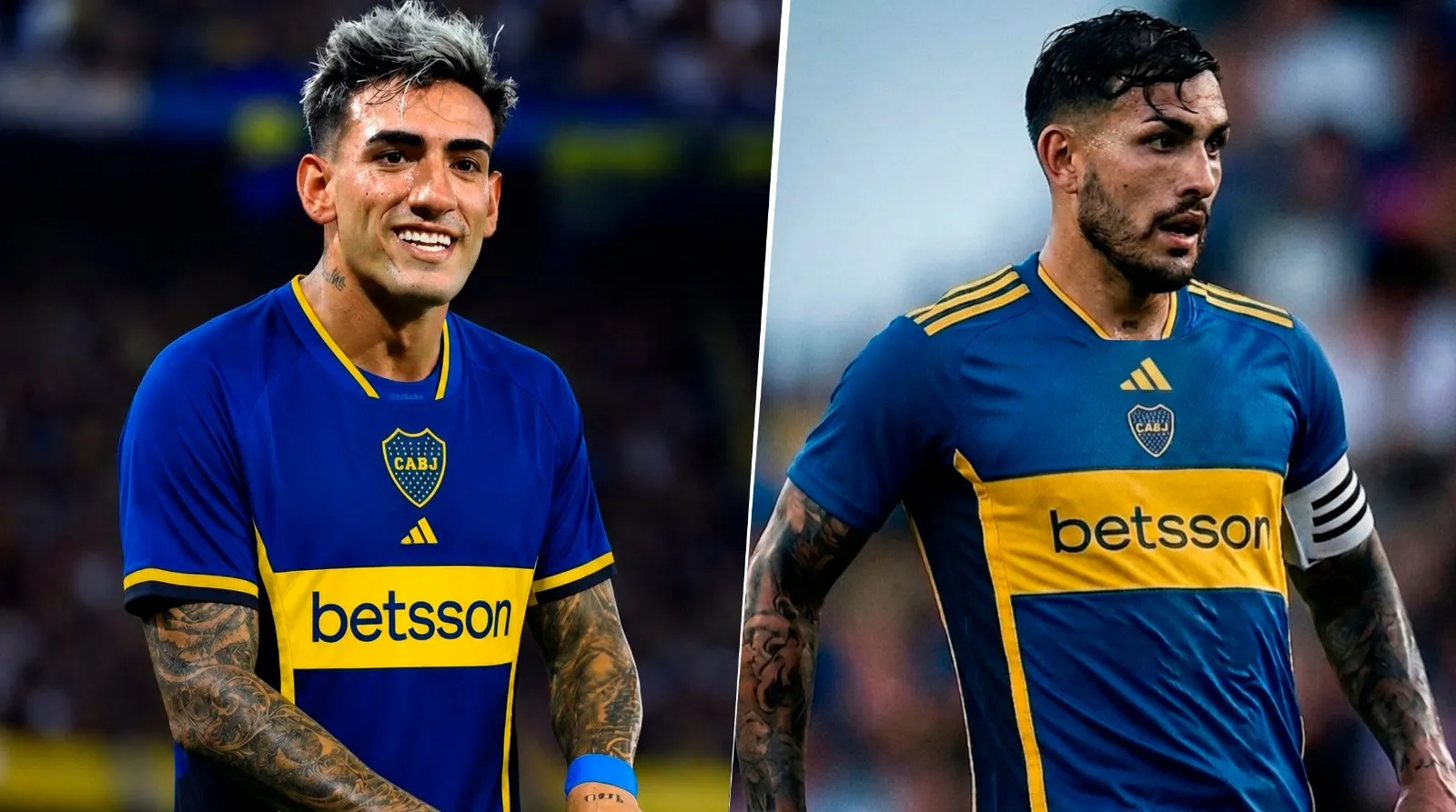 Así le quedaría la camiseta a los jugadores de Boca.