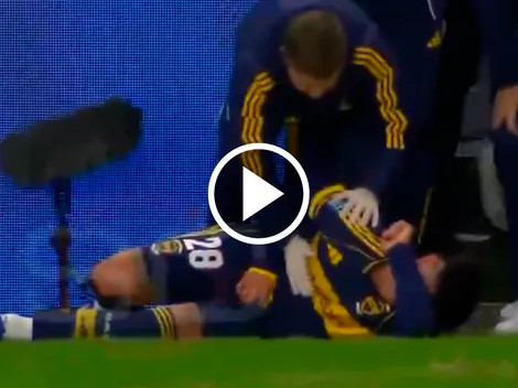 Qué le pasó a Adam Bareiro: el delantero de Boca tuvo que salir por una lesión