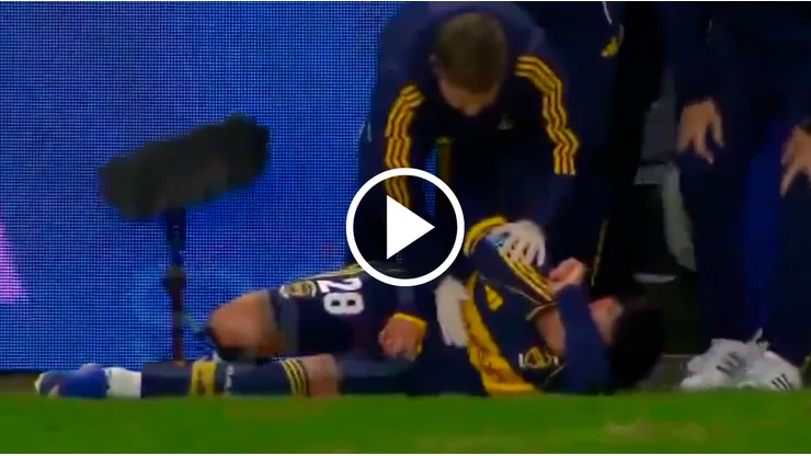 Bareiro se lesionó y Boca pierde una pieza clave.