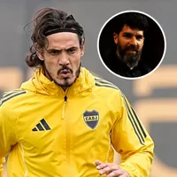 Abreu reveló que Cavani sufre por su momento en Boca: "Es un león herido"