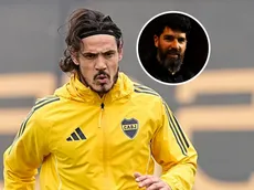 Abreu reveló que Cavani sufre por su momento en Boca: "Es un león herido"