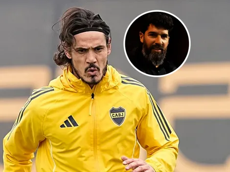 Abreu reveló que Cavani sufre por su momento en Boca: "Es un león herido"
