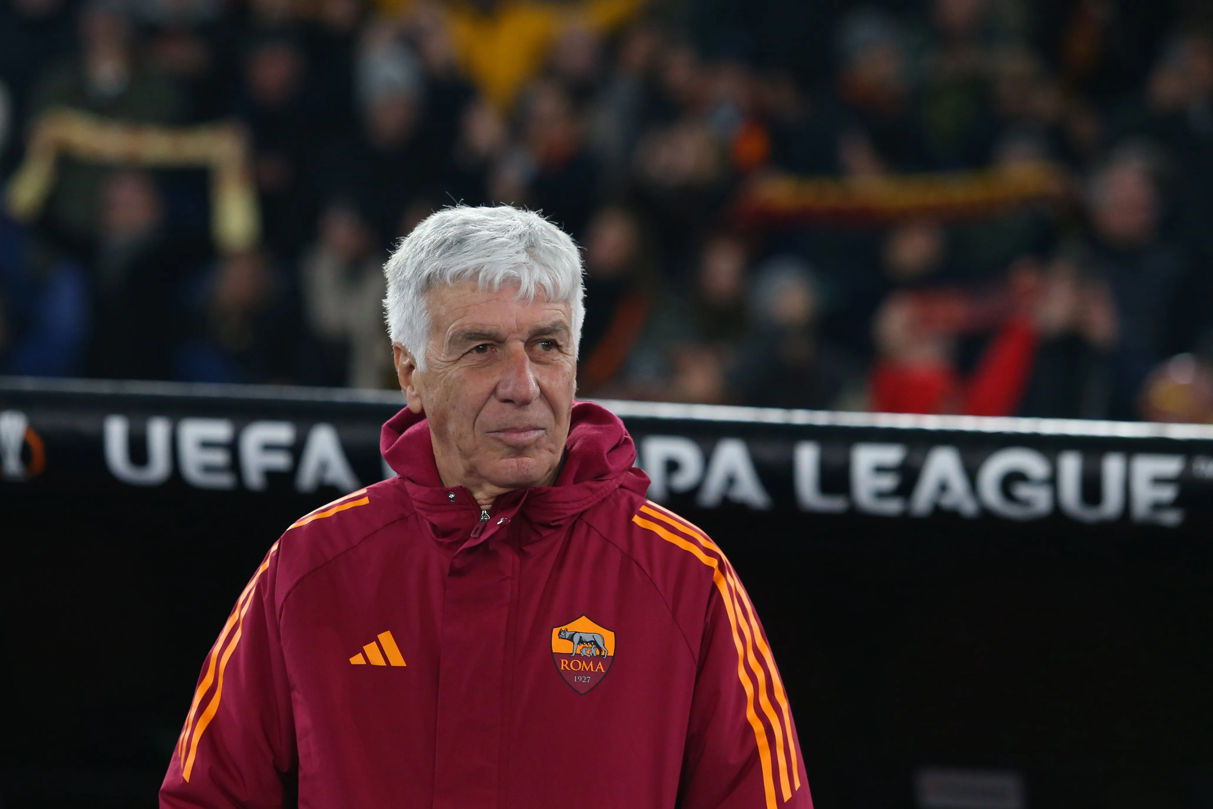 Gian Piero Gasperini ve “comprometido” a Dybala con la Roma. (Getty)