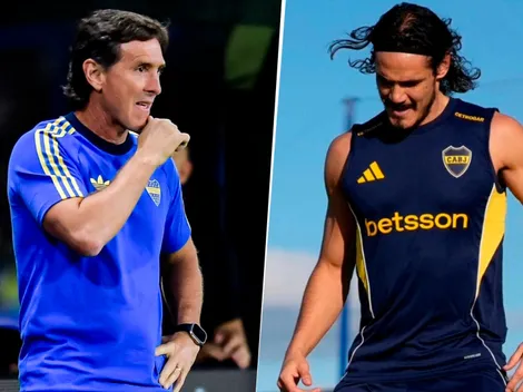 La decisión final de Úbeda con Cavani para Boca vs. Cruzeiro
