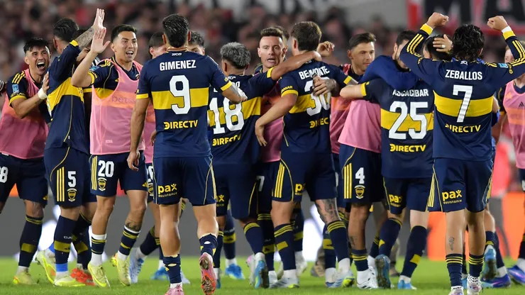 El mensaje grupal en Boca antes del partido frente a Cruzeiro.