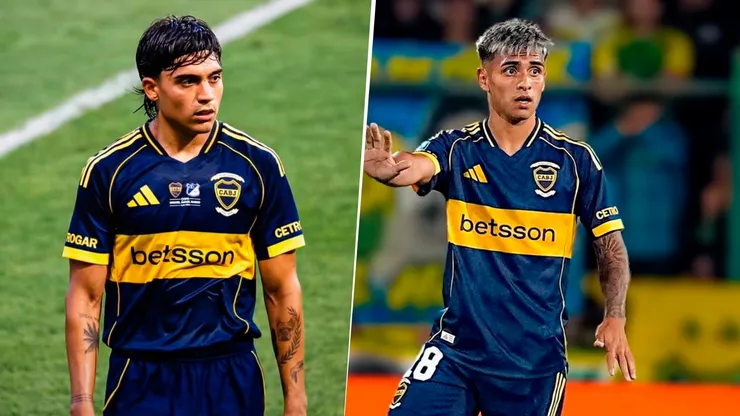 Delgado y Zeballos, con chances de irse de Boca.