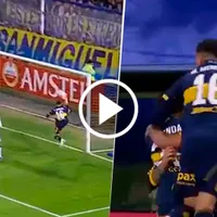Mitad Paredes, mitad Merentiel: el gol de Boca a Cruzeiro para el 1-0