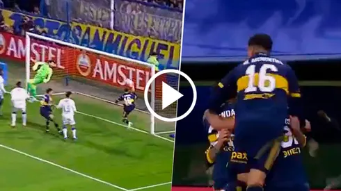 El gol de Boca ante Cruzeiro.