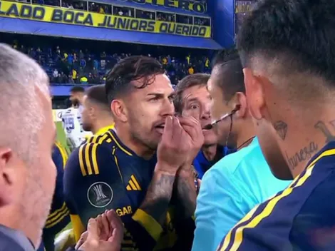 Paredes enfrentó al árbitro de Boca-Cruzeiro: "Es una vergüenza lo que hiciste"