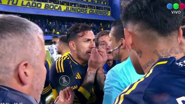 Paredes, durísimo contra el árbitro del Boca-Cruzeiro.
